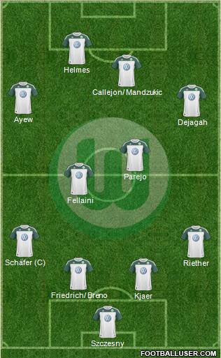 VfL Wolfsburg Formation 2011