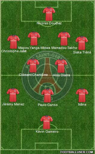 Paris Saint-Germain Formation 2011