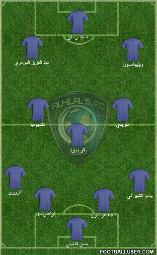 Al-Hilal (KSA) Formation 2011