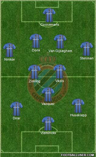 Club Brugge KV Formation 2011