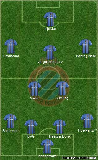 Club Brugge KV Formation 2011