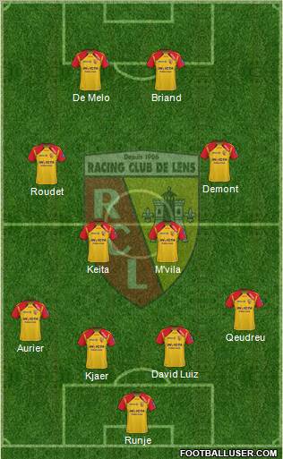 Racing Club de Lens Formation 2011