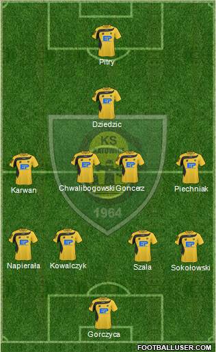 GKS Katowice Formation 2011