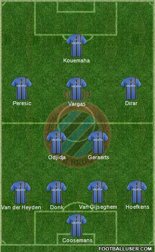 Club Brugge KV Formation 2011