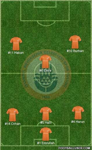 Istanbul Büyüksehir Belediye Spor Formation 2011