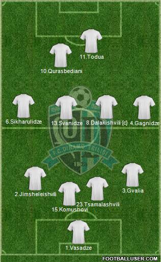 Dinamo Tbilisi Formation 2011