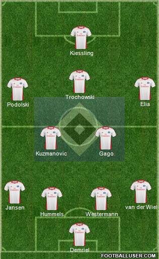 Hamburger SV Formation 2011