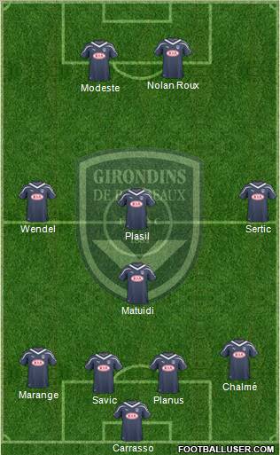 FC Girondins de Bordeaux Formation 2011