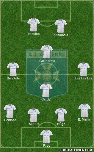 A.J. Auxerre Formation 2011