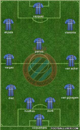 Club Brugge KV Formation 2011