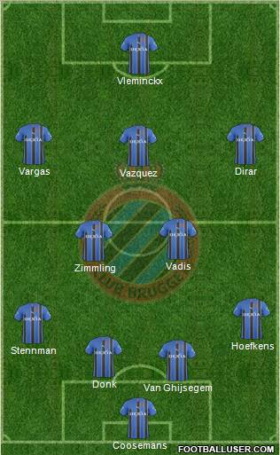 Club Brugge KV Formation 2011