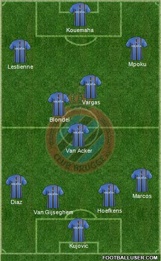 Club Brugge KV Formation 2011