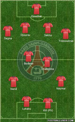 Paris Saint-Germain Formation 2011