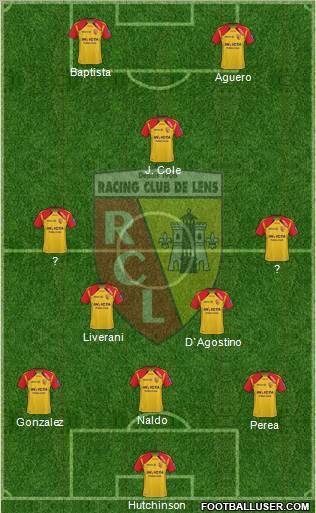 Racing Club de Lens Formation 2011