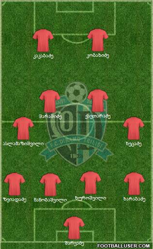 Dinamo Tbilisi Formation 2011