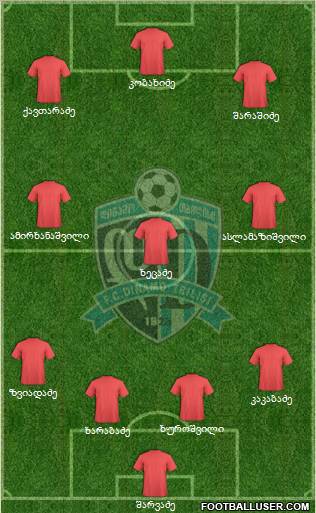 Dinamo Tbilisi Formation 2011