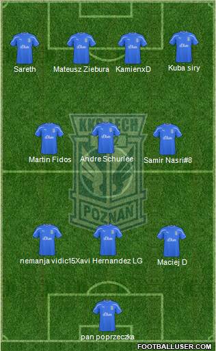 Lech Poznan Formation 2011