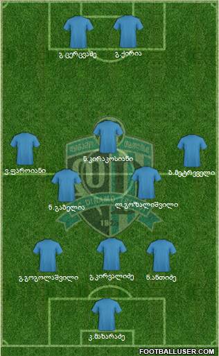 Dinamo Tbilisi Formation 2011