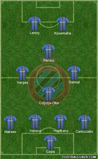 Club Brugge KV Formation 2011