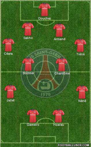 Paris Saint-Germain Formation 2011