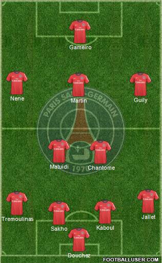 Paris Saint-Germain Formation 2011