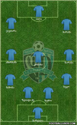 Dinamo Tbilisi Formation 2011