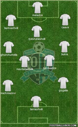Dinamo Tbilisi Formation 2011