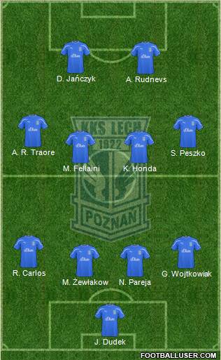 Lech Poznan Formation 2011