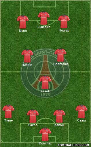 Paris Saint-Germain Formation 2011