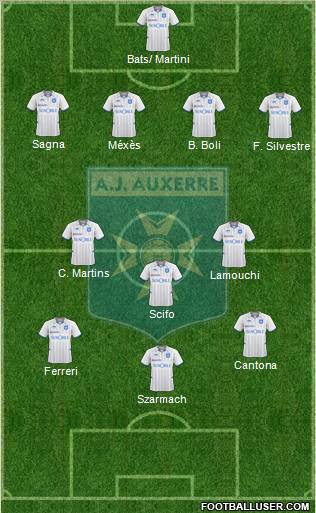 A.J. Auxerre Formation 2011