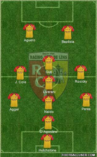 Racing Club de Lens Formation 2011