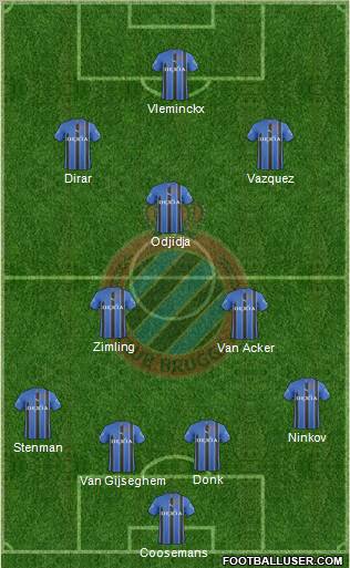 Club Brugge KV Formation 2011