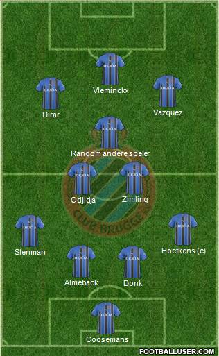 Club Brugge KV Formation 2011