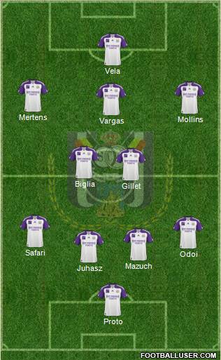 RSC Anderlecht Formation 2011