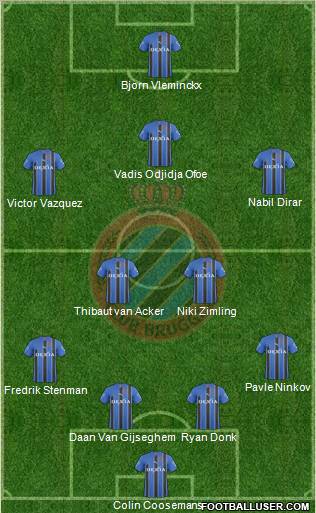 Club Brugge KV Formation 2011