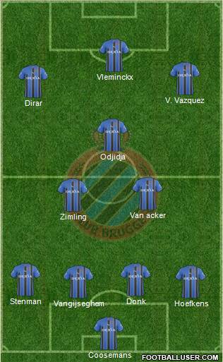 Club Brugge KV Formation 2011