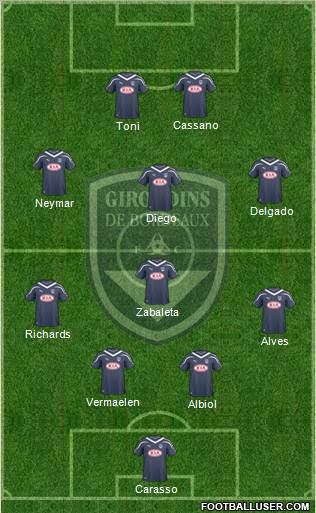 FC Girondins de Bordeaux Formation 2011