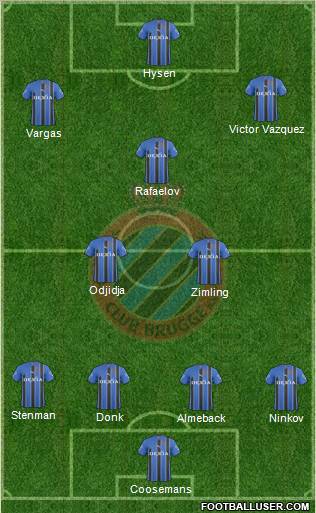 Club Brugge KV Formation 2011