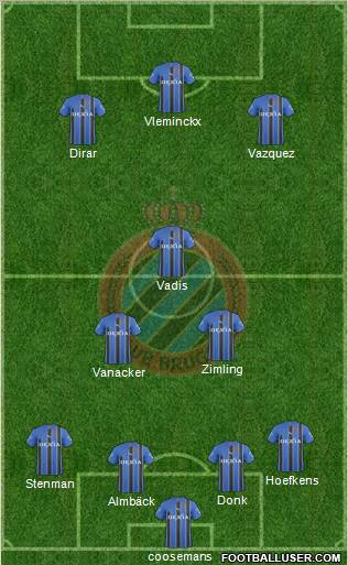 Club Brugge KV Formation 2011