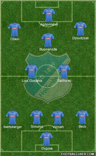 TSG 1899 Hoffenheim Formation 2011