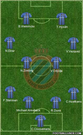 Club Brugge KV Formation 2011