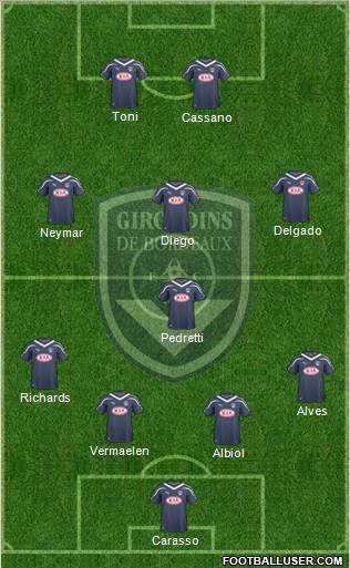 FC Girondins de Bordeaux Formation 2011