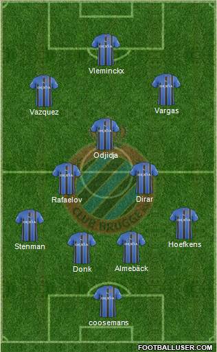 Club Brugge KV Formation 2011