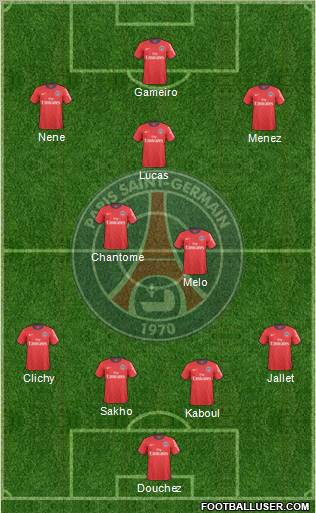 Paris Saint-Germain Formation 2011