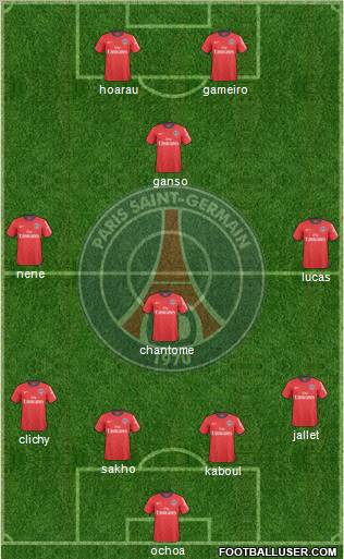 Paris Saint-Germain Formation 2011