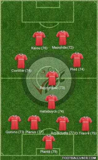 Valenciennes Football Club Formation 2011