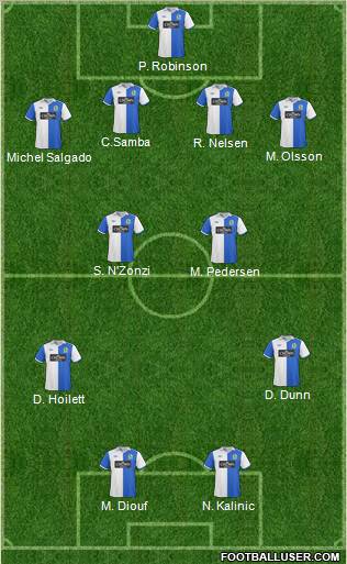 Blackburn Rovers Formation 2011