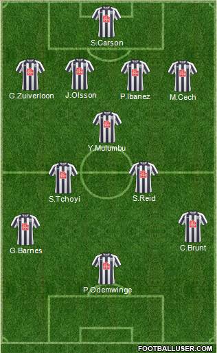 West Bromwich Albion Formation 2011