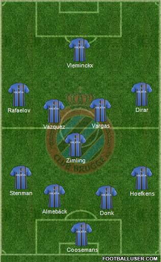 Club Brugge KV Formation 2011