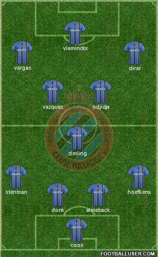 Club Brugge KV Formation 2011